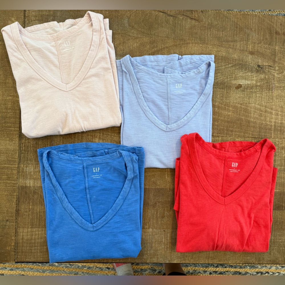 Pack of four GAP Forever Soft Tees
